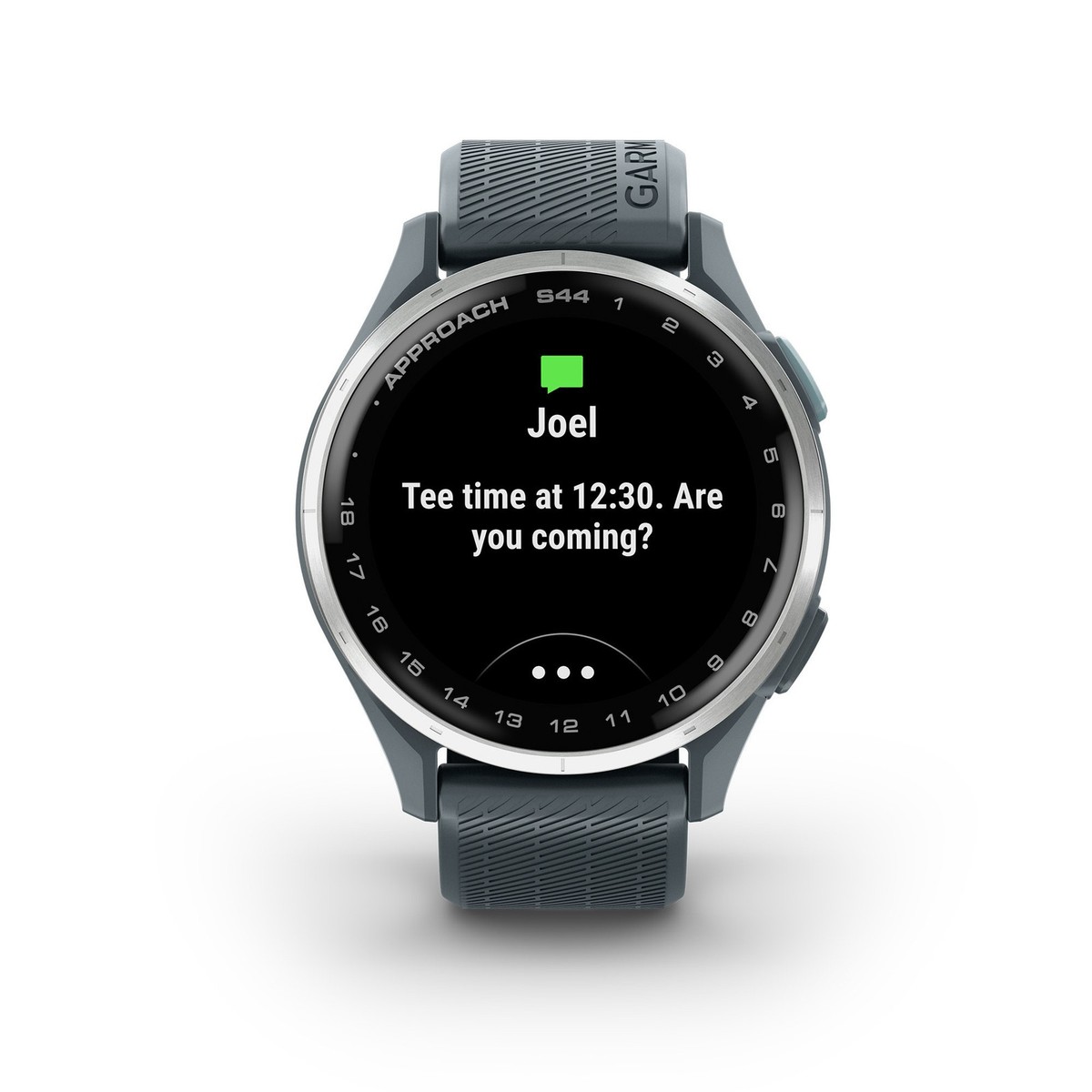 Garmin Approach S44 GPS Golf Smartwatch (Silver Aluminum