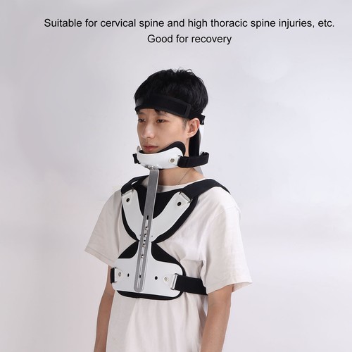 Cervical Thoracic Brace Head Neck Support Orthese Fixation Corrector Für Fra CUB - Bild 17 von 24