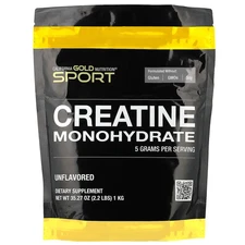 Sport, Creatine Monohydrate, Unflavored, 2.2 lbs (1 kg)