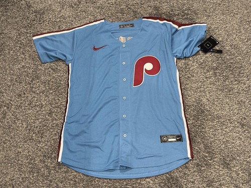 NWT Men’s Medium Nike Kyle Schwarber Philadelphia Phillies Powder Blue Combo - Picture 4 of 4