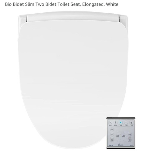 Asiento de inodoro bidé eléctrico Bio Bidet Slim 2 alargado, agua caliente, asiento térmico ✅ - Imagen 2 de 12
