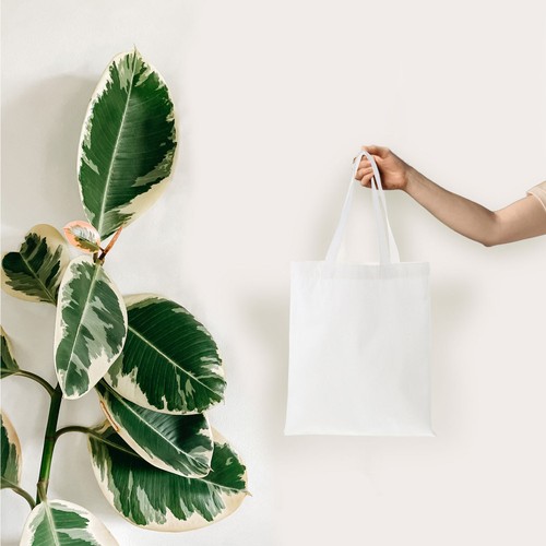 8 Pcs Reusable Grocery Bags Sublimation Sundries Tote Shopping Canvas Blank - Picture 6 of 12