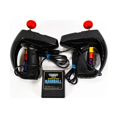 Coleco Video Game  Coleco Vision Super Action Controllers w/Super Action Ba EX