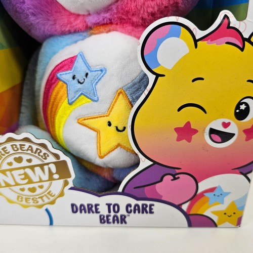Care Bears Dare to Care Bear Rainbow Plush Stuffed Animal New in Box 2022 - Picture 2 of 11