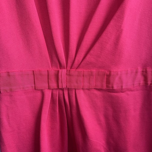 Ted Baker Millee Pink Dress Size 4 Size Uk 14 Bow Waist Front Sleeveless Fitted - Picture 2 of 7