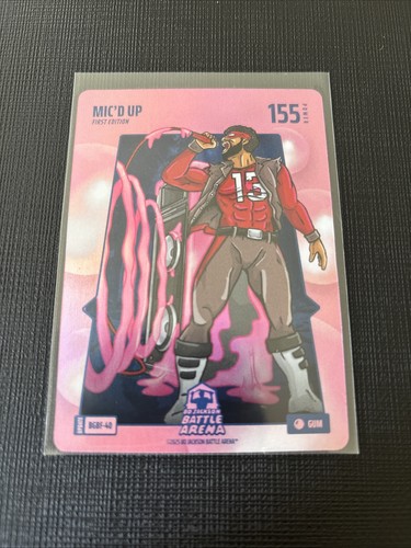 MIC’D UP, Mike Evans, Bo Jackson Battle Arena, Bubble Gum Battle Foil, BGBF-40