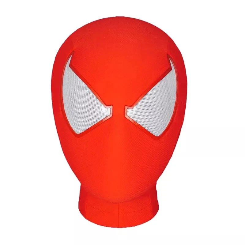 Scarlet Spider-Man Mask Spiderman Ben Reilly Full Mask Cosplay Costume Halloween - Image 2 of 4