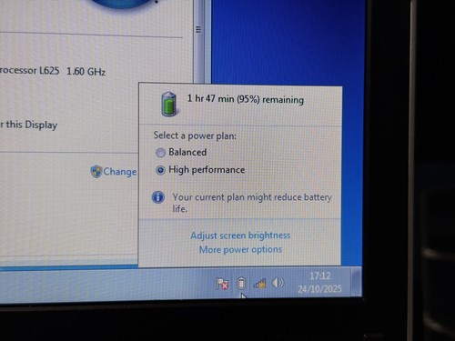 Lenovo ThinkPad Edge 13 Laptop AMD Turion Neo X2 4GB 40GB SSD - Working Cond. - Picture 4 of 7