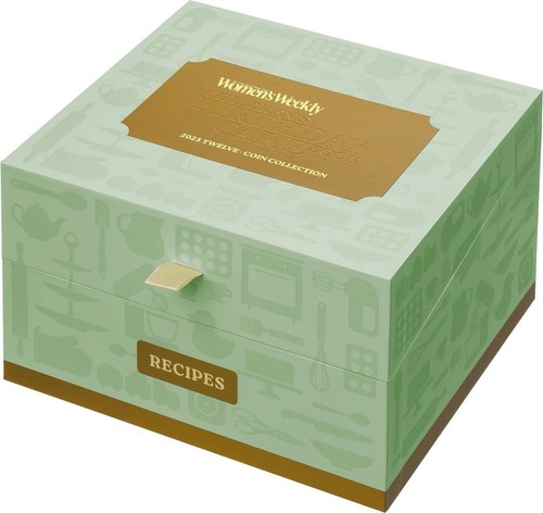 $15 OFF ✅ AWW 2025 Womens Weekly Birthday Cake 12 Coin Premium Recipe Box Set - Picture 2 of 2