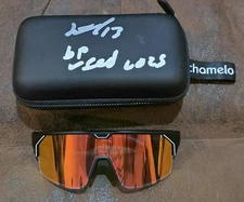 JUNIOR CAMINERO SIGNED 2025 BP USED CHAMELO SUNGLASSES  BECKETT + PD LOA!!