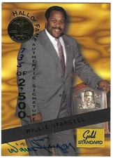 Willie Stargell 1994 GOLD STANDARD AUTOGRAPH CARD HOF20 Pirates AUTO blue ink SP