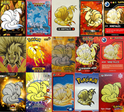 Ninetales seltene Pokemon Karten einzeln aussuchen
