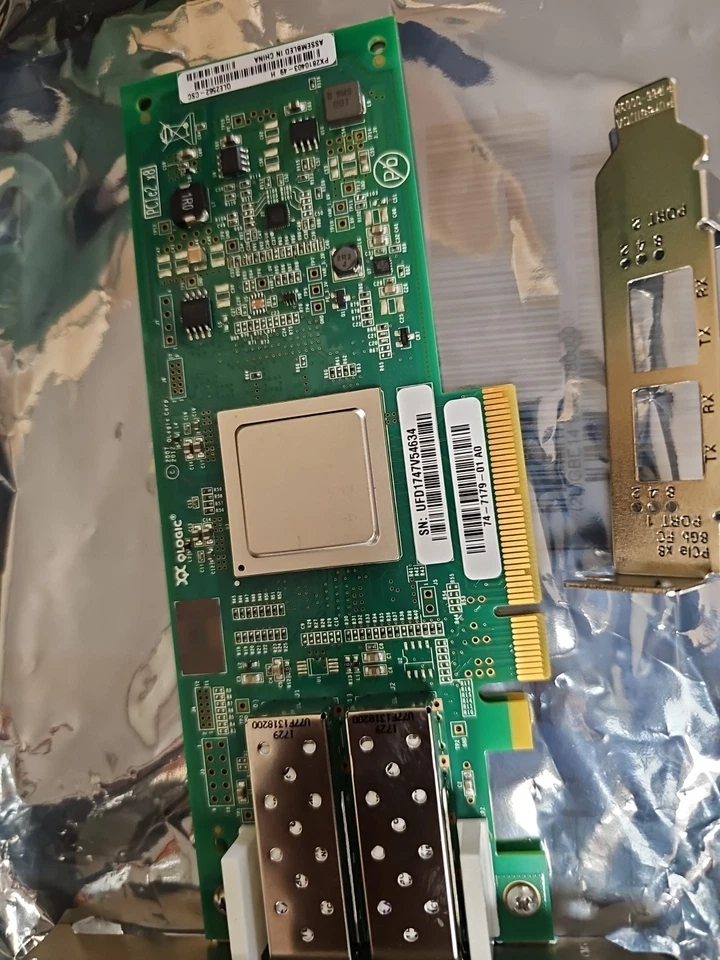 Cisco N2XX-AQPCI05 QLE2562 Dual FC Host Bus Adapter HBA PCI-e 8GB 74-7179-01 NEW - Image 3 of 4