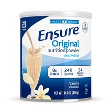 3 Cans Ensure Original Nutrition Powder Vanil...