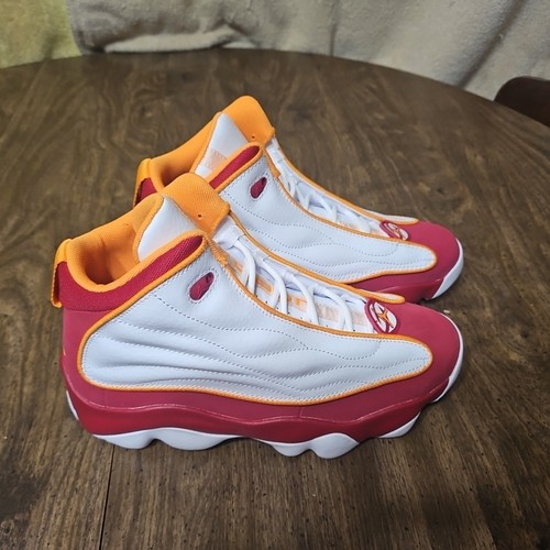 Nike Air Jordan Pro Strong (GS) Zapatos Blanco Rojo Cardenal DC7911-168 Juvenil, 6.5Y - Imagen 2 de 10