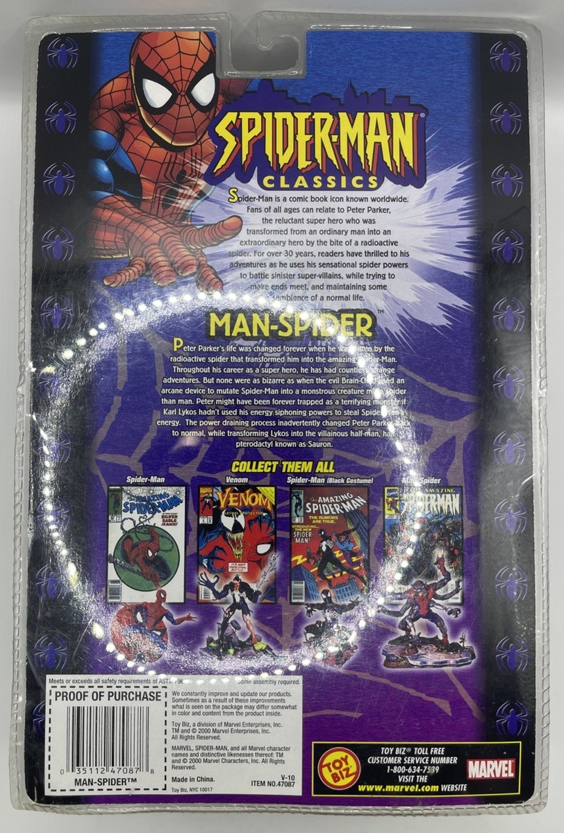 Marvel Toys Man Spider: Spider Man Classics Action Figure