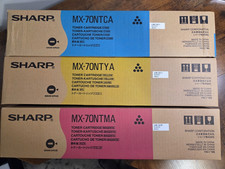 Genuine Sharp MX-70NTCA - MX-70NTYA - MX-70NTMA -  NEW UNOPENED