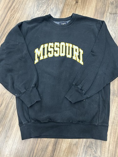 VTG Missouri Tigers Steve & Barry’s Crewneck Sweater - Size Large