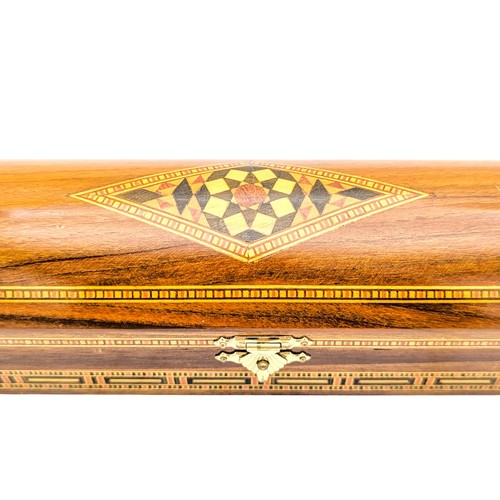 Vintage Spanish Inlaid Wood Box Full of Frankincense & Myrrh - Picture 4 of 7