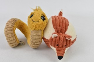 Jellycat Plush Wiggly Worm & Cordy Roy Baby Fox Activity Ball Soft Toys Animals
