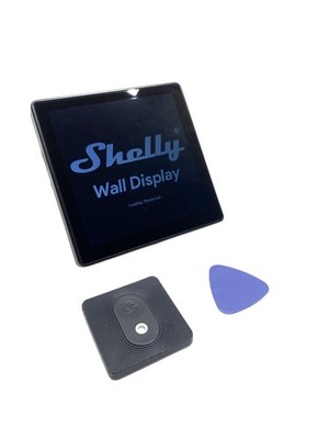 Shelly Wall Display Steuerungsset schwarz 5A + Temperatursensor B-WARE