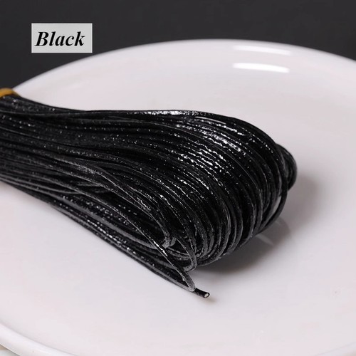 Cinghia ecopelle 5 metri 2 mm schiacciata struttura ghiaccio lucido tondo corda - Foto 5 di 14
