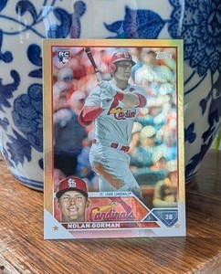 Nolan Gorman 2023 Topps Series 1 Gold Foil No. 16 - Near Mint or Better
