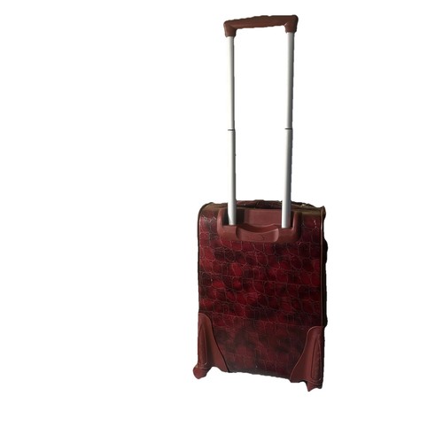 Pre-owned Kathy Van Zeeland 21" - Burgundy ROLLING SUITCASE Expandable 4 Wheeler - Picture 2 of 24