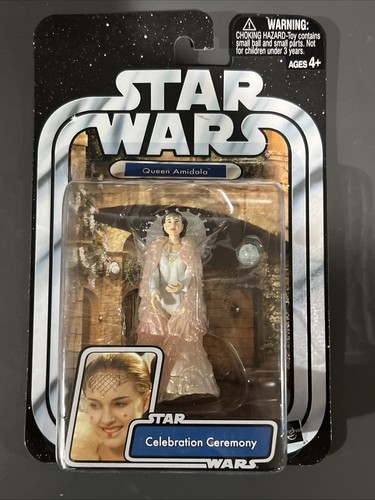 Star Wars Celebration Ceremony Queen Amidala 3.75" Action Figure 2004 OTC New