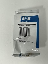 HP 60 Black Ink Cartridge New Sealed OEM CC640WN140