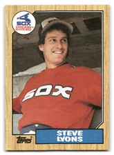 Steve Lyons 1987 Topps Baseball #511 Chicago White Sox