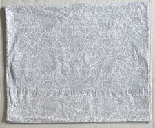 Ralph Lauren Lotus Flower Standard Pillowcase Light Grey Blue  White