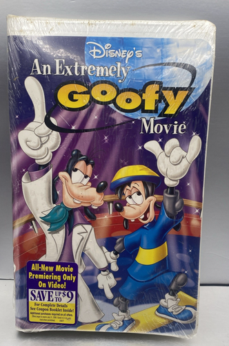 An Extremely Goofy Movie VHS 2000 Disney Video Tape Sequel Clamshell New! - Foto 1 di 5