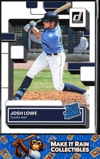 Josh Lowe 2022 Donruss Rated Rookie #55 Tampa Bay Rays Rookie RC