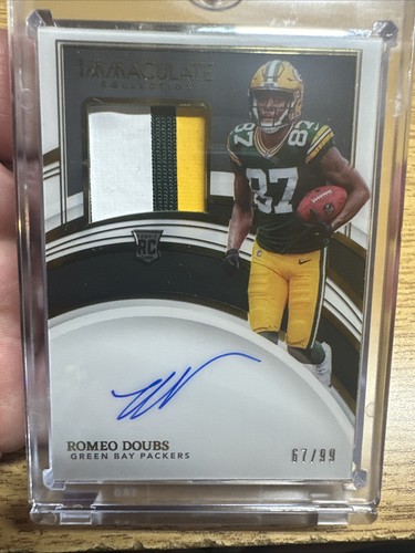 2022 ROMEO DOUBS IMMACULATE RPA /99 PACKERS 3 COLOR PATCH - Picture 1 of 2