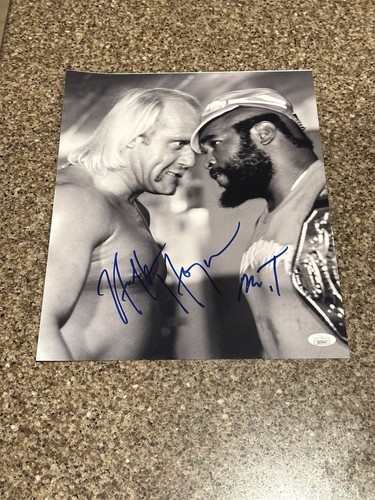 Hulk Hogan & Mr T.  Autographed 11x14 Photograph WWF WRESTLEMANIA 1 RARE JSA - Picture 1 of 5