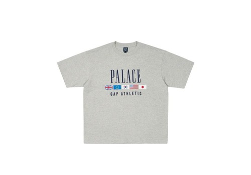 Palace x Gap Heavy Jersey TShirt - Heather Grey - Size XL