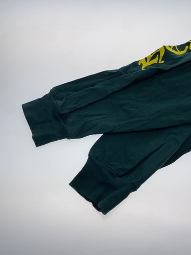 T-SHIRT MANICA LUNGA CUORI CROMATI L COTONE STAMPA VERDE 033-071859 usata - Foto 6 di 6