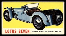 1961 Topps Sports Cars Lotus Seven 1 Ex Ux1610 1961 Topps Sports Cars Lotus Seven 1 Ex Ux1610