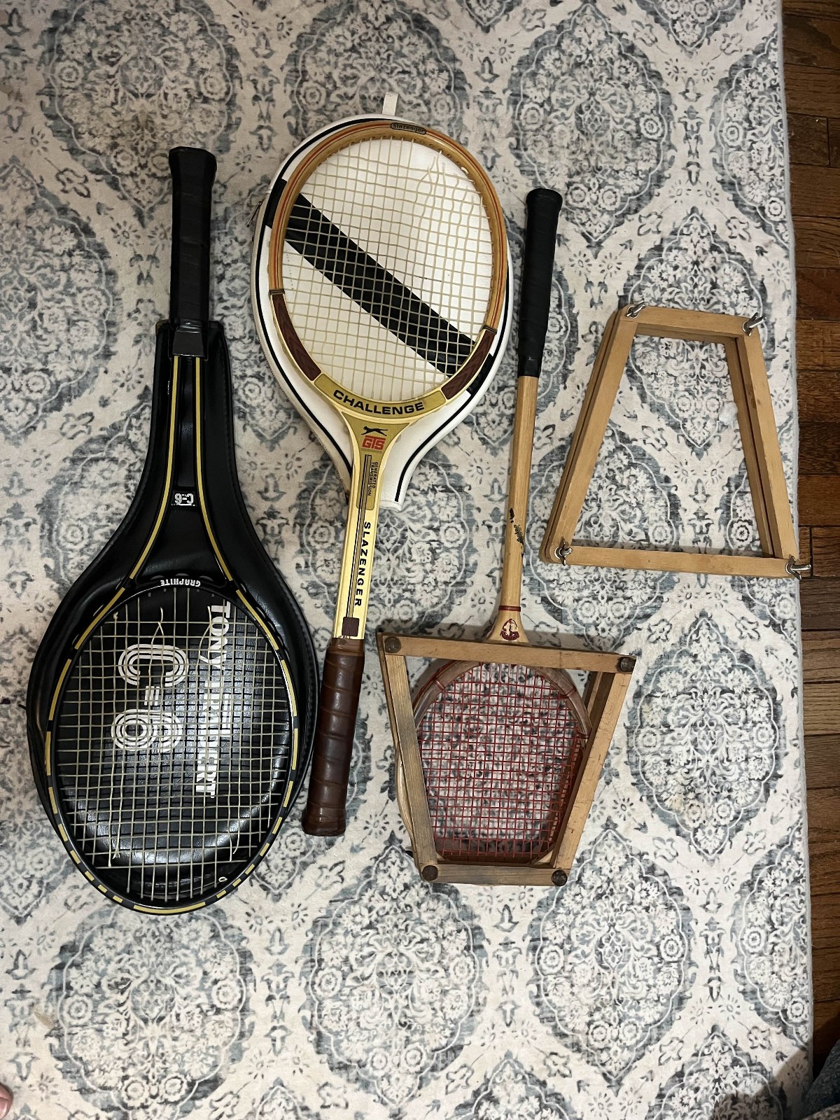 Lot Of Three Antique Tennis Racquets