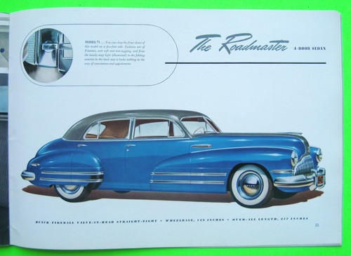 1942 BUICK HUGE PRESTIGE 36-pg COLOR CATALOG Brochure LIMITED Woodie Wagon LIMO - Picture 18 of 24