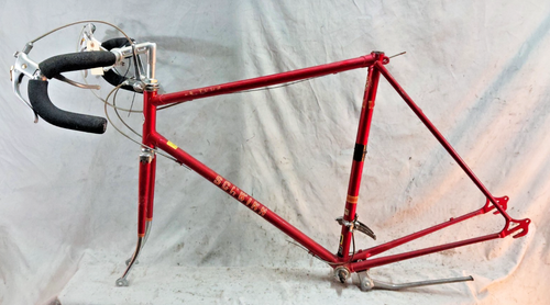 1979 Panasonic Schwinn Le Tour Bike Frame Set Large 59cm Lugged Butted Steel Red - Picture 2 of 14