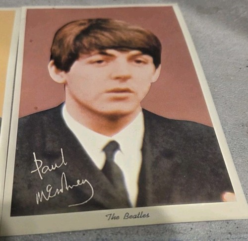Juego de 4 postales vintage de los Beatles 1964. Paul, John, George & Ringo - Imagen 7 de 14