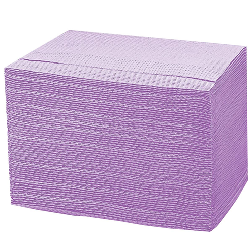 125baberos dentales desechables pacientes 33x45cm 3capas Perforación impermeable - Imagen 12 de 12