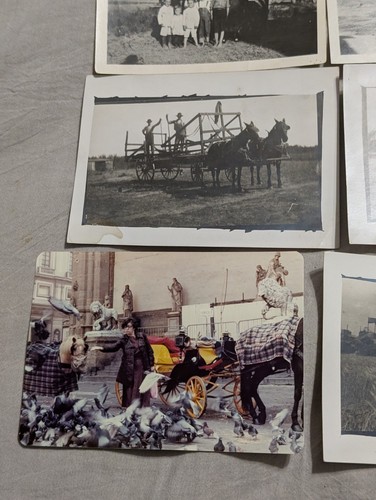 Konvolut 10 Pferdewagen Kansas West Virginia + um 1900 Echtfoto RPPC - Bild 14 von 14