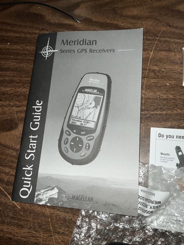 Magellan Meridian Gold Handheld GPS Navigation Hiking Survival + Guide/CD…2004 - Picture 5 of 14
