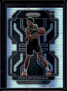 2021-22 Panini Prizm Hyper #284 Kessler Edwards Brooklyn Nets Rookie