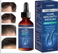 Hair Growth Serum with 5% Minoxidil, for Men & Women Hair/Beard Regrowth