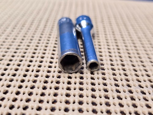 Pair of Snap On 1/4" Dr Deep Well 6 Point Sockets STM05 5/32" STM10 5/16" - Bild 8 von 9