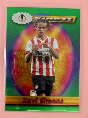 2022/23 Topps Finest Flashbacks UCC UEFA Xavi Simons PSV Eindhoven SP #117